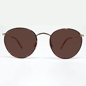 Round Tortoise Shell Sunglasses